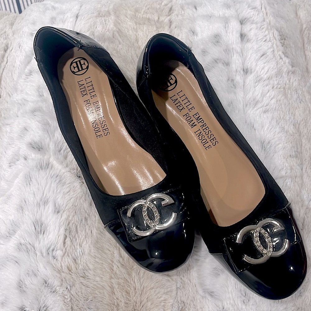 Little Empresses black shoes
